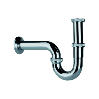Сифон для умывальника PLASTBRNO 5, 4", круглая труба, латунь EMCR002