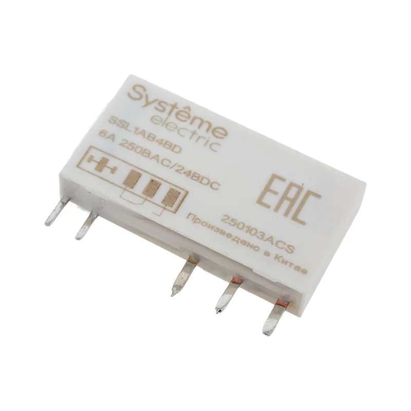 Реле интерфейсное Systeme Electric 1CO, 6A, 24В DC SSL1AB4BD