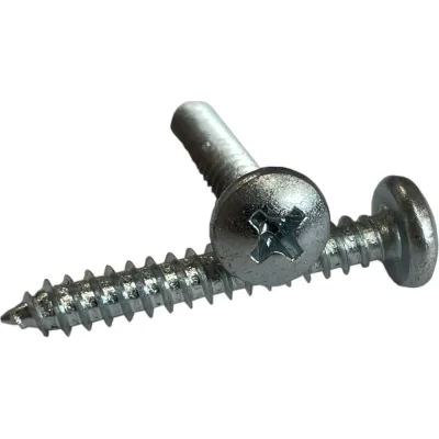 Саморез ZAMETAL 4,8х38 с полукруг. гол., крест. шлиц, DIN 7981, оц., 500 шт ZA100114
