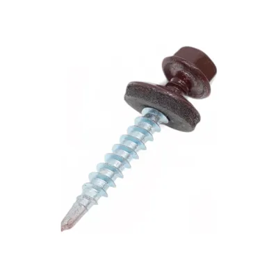 Саморез для крепления кровли STEELREX RAL8017 4.8x35, 60 шт. 0140048035B4000060328017