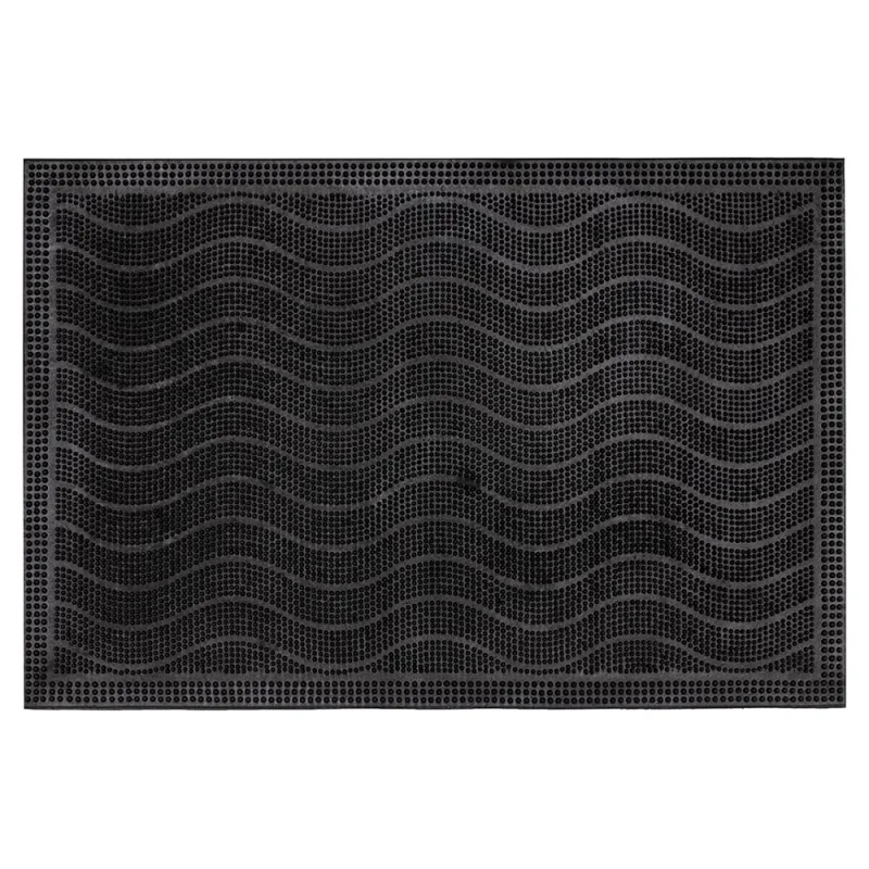Резиновый придверный коврик ComeForte PIN MAT Волна 45х75 см PM-017