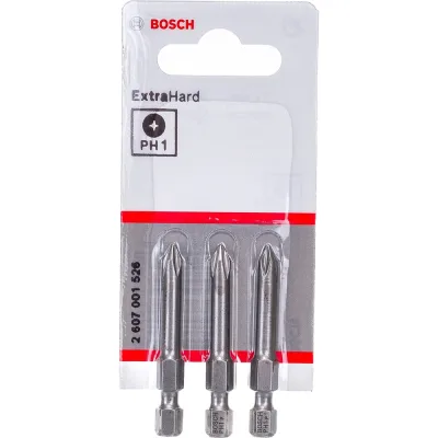 Бита (49 мм; 3 шт) PHILLIPS 1 XH Bosch 2607001526