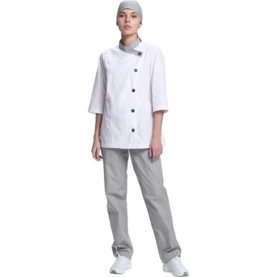 Женский костюм ФАКЕЛ Канди, серый/белый, р. 40-42, рост 170-176 87471857.004