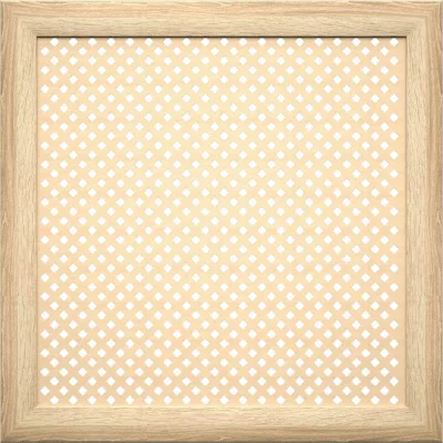 Экран на батарею отопления STELLA МДФ 60x60 см., Глория дуб сонома ЦБ-00002223