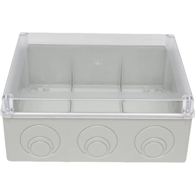 Распаячная коробка IEK км41275 о/п 240x195x90мм прозр. кр. ip44 UKO10-240-195-090-K51-44