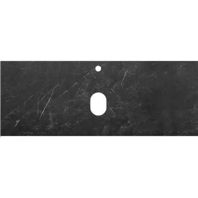 Столешница BelBagno из керамогранита 1204x462 Marmo Nero Opaco KEP-120-MNO
