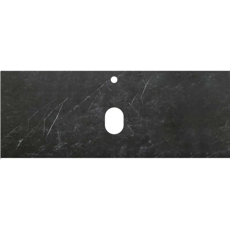 Столешница BelBagno из керамогранита 1204x462 Marmo Nero Opaco KEP-120-MNO