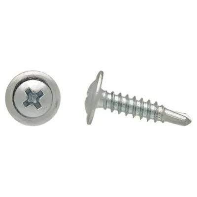 Саморез ZAMETAL 4,2x19, с прессшайбой, со сверлом, цинк, 1000 шт. ZA102583