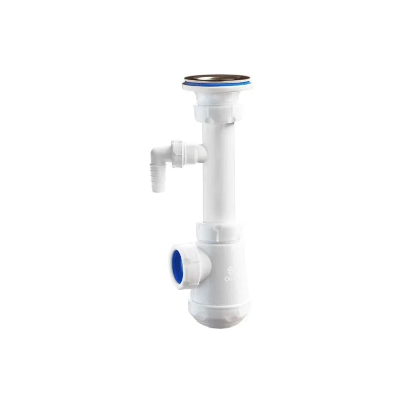 Сифон ORIO Чик бутылочный 1 1/4x32, с удлиненным патрубком, с одним отводом М-3207