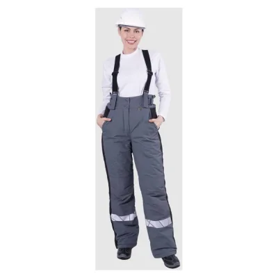 Брюки Iform ХАЙ-ТЕК SAFETY зимние, серый-черный, женские (112-116, 182-188), шт, Брю 231/112/182