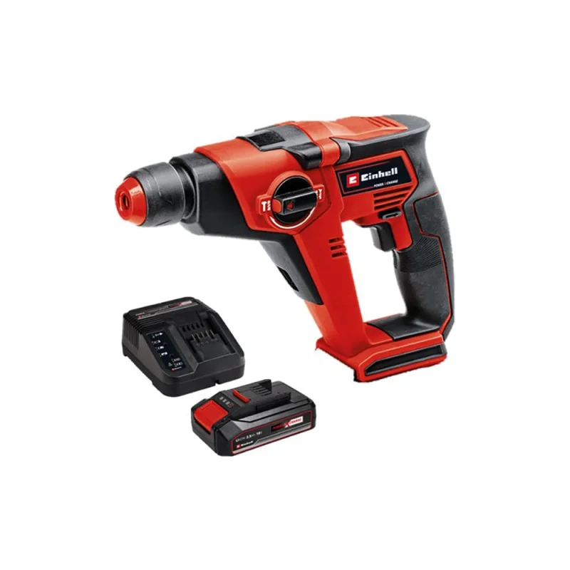 Аккумуляторный перфоратор Einhell PXC TC-HD 18/12 Li, 18 В,1.3 Дж, ЗУ + 1 аккумулятор 2.5 Ач 4513970SET