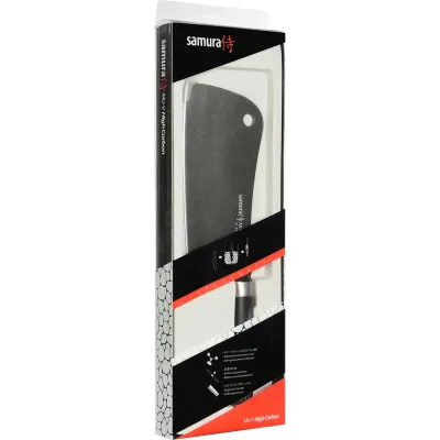 Кухонный топорик Samura Mo-V Stonewash 180 мм, G-10 SM-0040B/K