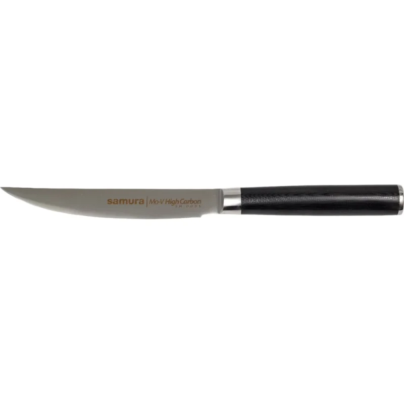 Кухонный нож для стейка Samura Mo-V 120 мм, G-10 SM-0031/K