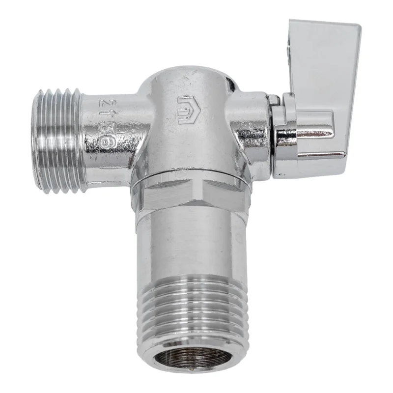 Кран угловой FIV 1/2-1/2", хром 7700C025