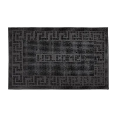 Резиновый придверный коврик ComeForte PIN MAT Welcome 45х75 см PM-014