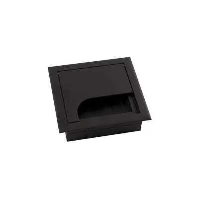 Пропуск для кабеля GTV Merida 80x80, черный LB-K80x80-20