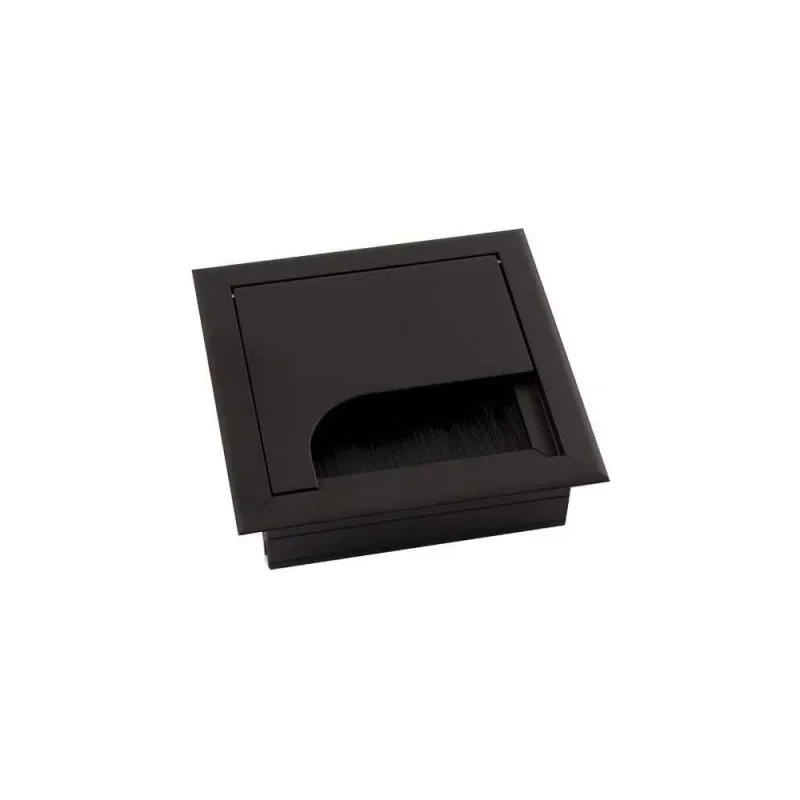 Пропуск для кабеля GTV Merida 80x80, черный LB-K80x80-20
