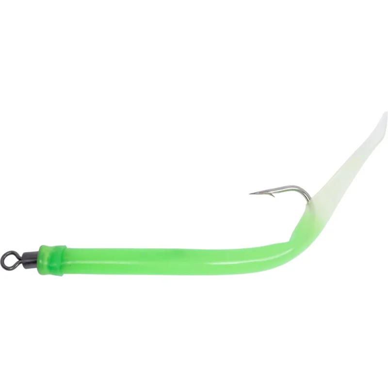 Крючок оснащенный кембриком HIGASHI Gummi Makk #8/0 (set-3pcs), #04 Green 00632_1804