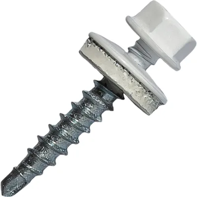 Саморез кровельный по дереву HARDWEX ТМ HWX2-W-P5-4.8x35 мм, св.№1, RAL 9003, 250 шт. 5190000002175