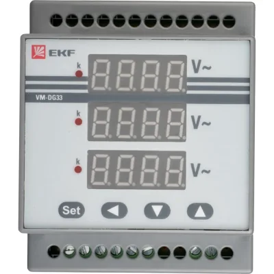Π¦ΠΈΡΡΠΎΠ²ΠΎΠΉ Π°ΠΌΠΏΠ΅ΡΠΌΠ΅ΡΡ EKF Π½Π° DIN ΡΡΠ΅Ρ
ΡΠ°Π·Π½ΡΠΉ PROxima ad-g33