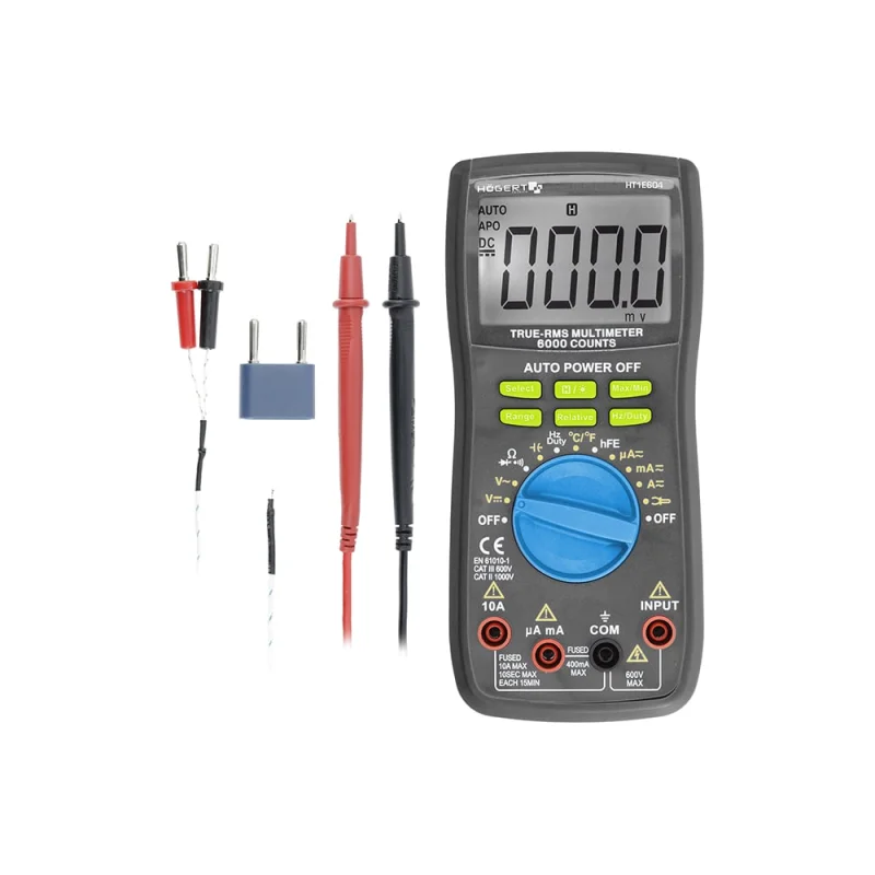 Цифровой мультиметр Hogert Technik HT1E604