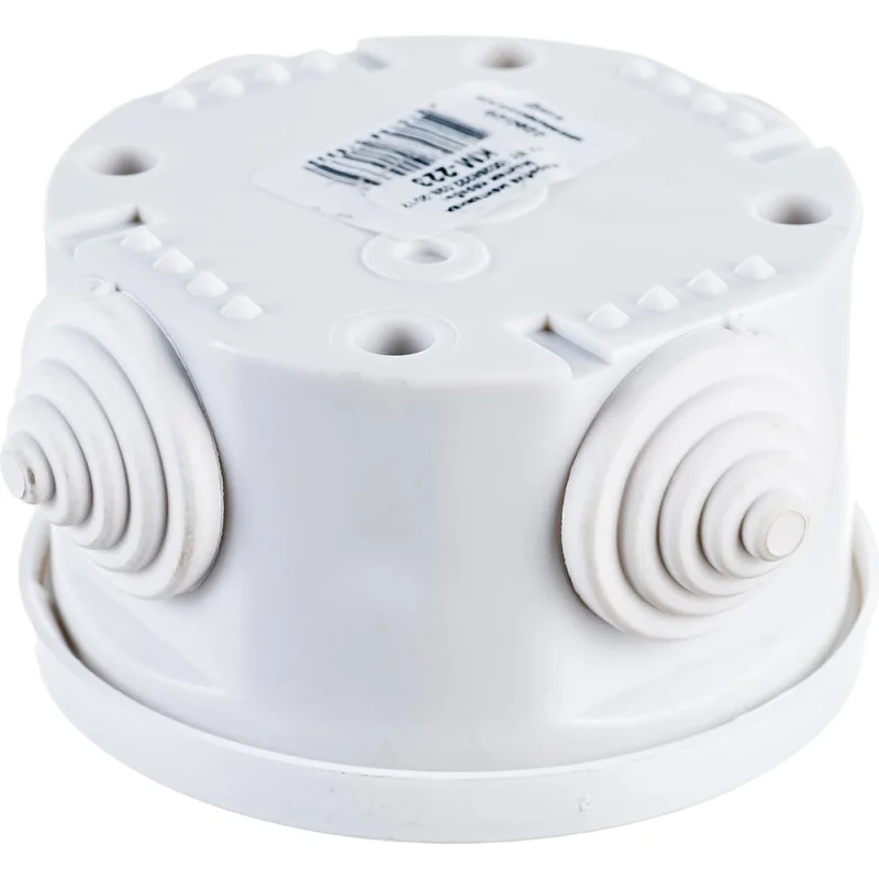Коробка Bylectrica с клеммными колодками для открытой проводки IP44 диаметр 74, высота 43,5 мм, КМ-223