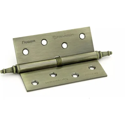 Дверная петля Palladium N 610-S-4" AB левая 00011163
