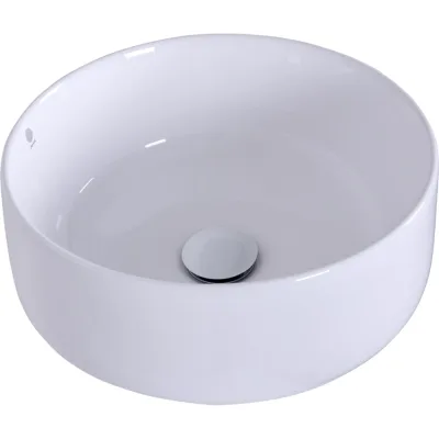 Накладная раковина ORANGE B07-345W санфарфор, белый глянец X639094809