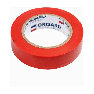 Универсальная изолента Grisard Electric 0,15x15 мм, красная, 10 м GRE-013-0021(1)