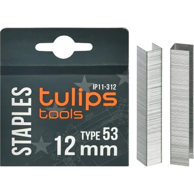 Скобы тип 53 (1000 шт; 12 мм) для степлера Tulips tools IP11-312