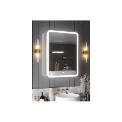 Зеркало-шкаф SANTREK HOME с LED подсветкой левое "ХЕЛЕНА" 500x800мм 319284