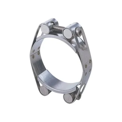 Двухболтовый силовой хомут TITAN LOCK 90-100 мм, нерж. сталь TL90-100DRCSS