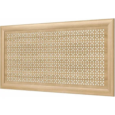 Декоративный экран для радиаторов и батарей Cosca Decor Модерн 600x1200 мм, дуб сонома, дамаско, с рамкой СПБ072574