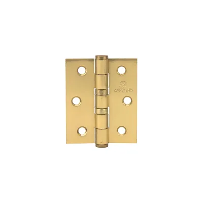Петля дверная Marlok 75x62x2,5 SB, золото матовое, 2 шт 005704