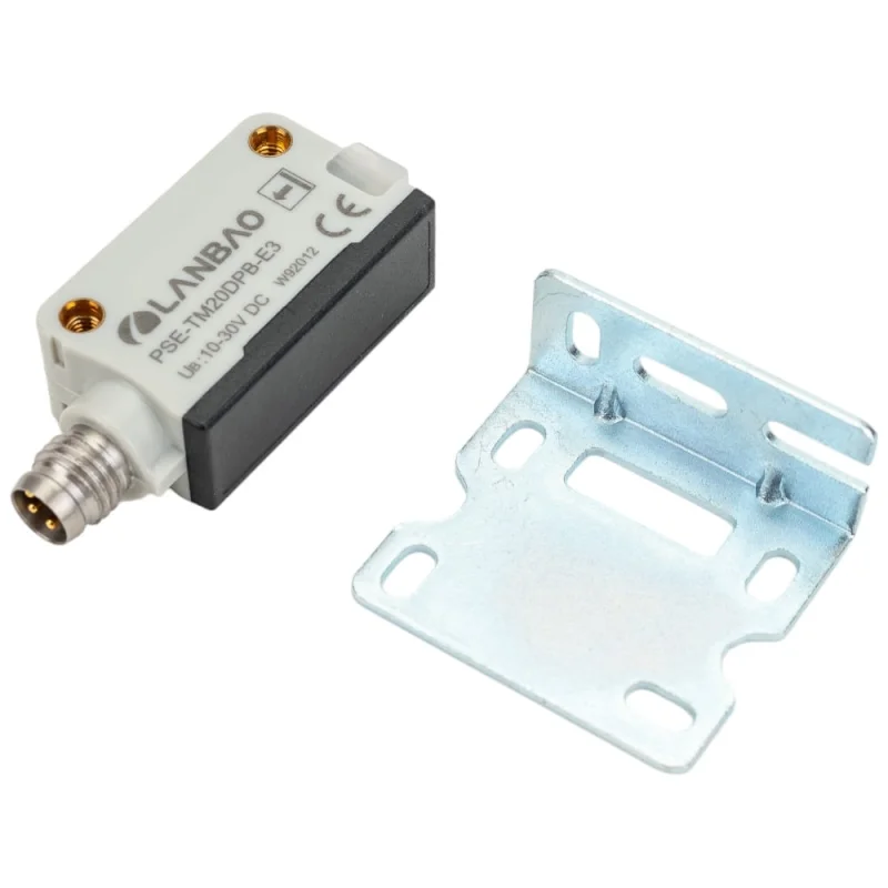 Оптический датчик барьерный (приёмник) Lanbao PSE-TM20DPB-E3, Sn=20000 мм, PNP NO/NC (Програм)10...30DC, разъем М8, 07-00036878