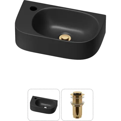 Комплект Wellsee 2 в 1 Lavinia Boho Bathroom Sink накладная/подвесная раковина 40x22 см 20216347R