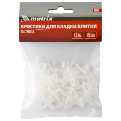 Крестики (100 шт; 2.5 мм) для кладки плитки MATRIX 88088