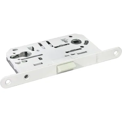 Защелка бесшумная под цилиндр MORELLI 1885P W, цвет-белый 9012551
