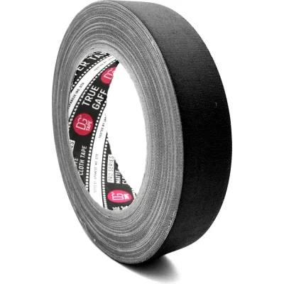 Клейкая лента TrueGaff DGTAPE - Гаффа тейп 25мм/23м - Черный TrueGAFF25/25/B