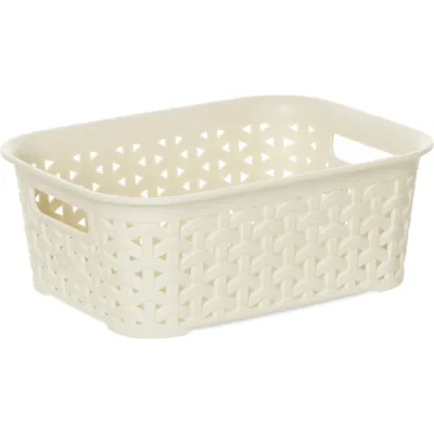 Корзина HOBBY LIFE RATTAN слоновая кость 14x19x7см HL041253IV