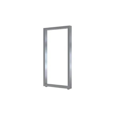 Опора для стола MAKMART Мадрид l.445, h.870, отделка сталь нержавеющая OP.09.870.INOX