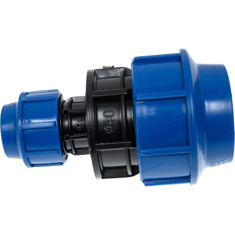 Муфта компрес. для пэ труб LAMMIN, 40x20 Lm34105040020