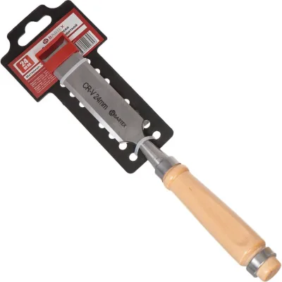 Долото-стамеска BARTEX 24 мм, рукоятка дерево 329671
