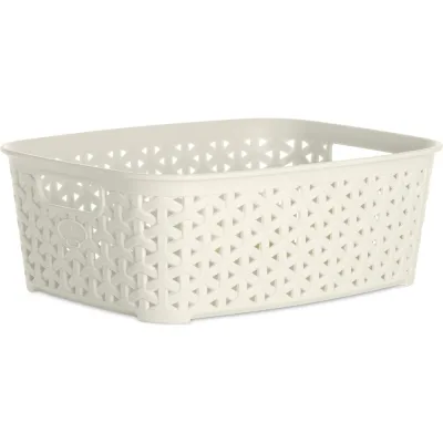 Корзина HOBBY LIFE RATTAN слоновая кость 19.5x26x9см HL041251IV