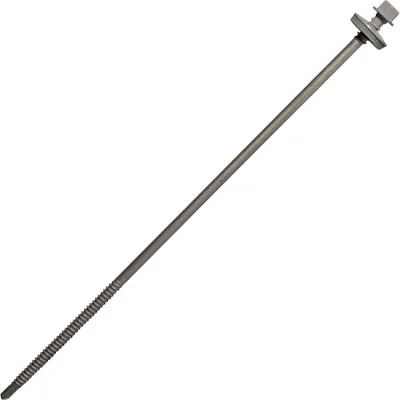 Саморез для сэндвич-панелей HARDWEX ТМ HWX5-P10-6.3/5.5x240 мм, св.№3, RUSPERT, RAL 7004, 50 шт. 5190024092787