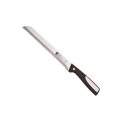 Нож для хлеба Bergner 20 см, нержавеющая сталь, пластик, Resa BG-4063