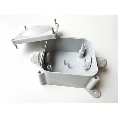 Монтажная коробка Plasticglas IP66/IP68 с гермовводами 2хPG9 КМ767635-00-03-00-03