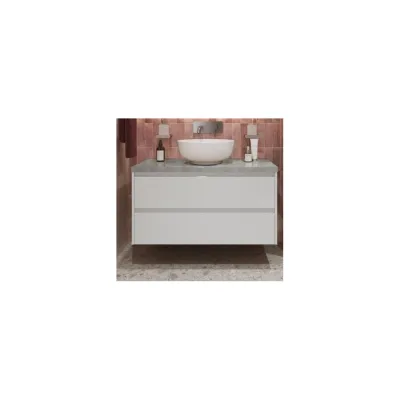 Подвесная тумба со столешницей и накладной раковиной BelBagno KRAFT 80 KRAFT80BO-KEPMGL-1077-SET
