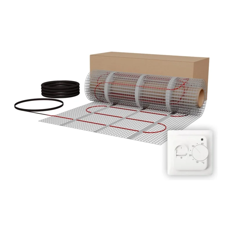 Комплект СТН Теплый пол Мат КМ Light - 150-1,0 - М20W - Белые ККМL15010М20W