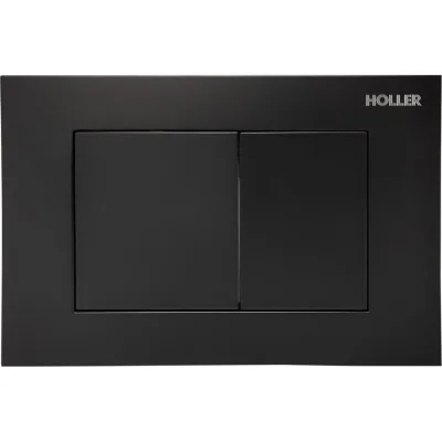 Клавиша смыва HOLLER MBE, черный матовый, 162х240х16, 322037